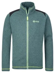 Boys' fleece sweater Kilpi REGIN-JB dark green #1029095