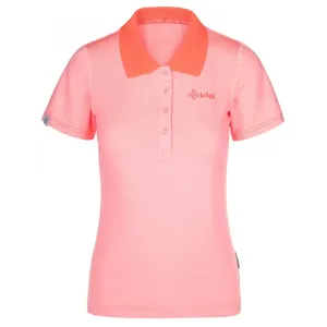 Women's polo shirt KILPI COLLAR-W light pink #85913