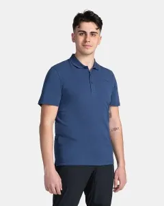 Men's cotton polo shirt KILPI VILAR-M Dark blue #2616703