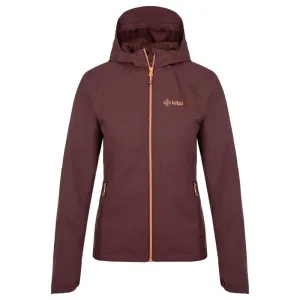 Women's outdoor jacket KILPI SONNA-W dark red #1093542