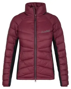 Women's insulated outdoor jacket KILPI ACTIS-W dark red