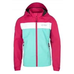 Girls' outdoor jacket KILPI ORLETI-JG turquoise #1055927