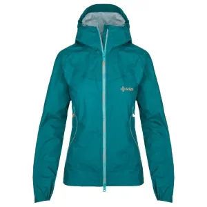 Women's outdoor jacket Kilpi HURRICANE-W turquoise #3054403