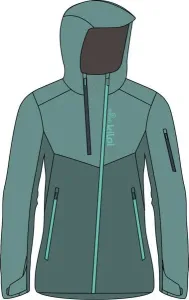 Women's outdoor jacket KILPI METRIX-W dark green