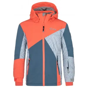 Kids ski jacket KILPI SAARA-JG coral #1019630