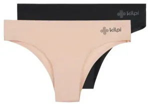 Women's panties 2 pack KILPI NELIA-W Light Pink + Black #927010