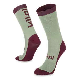 Unisex sports socks KILPI BORENY-U dark red #1449837