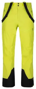 Men's waterproof ski pants KILPI LAZZARO-M light green #1537038