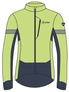 Men's cycling softshell jacket KILPI VELOVER-M light green #1450943
