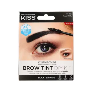 KISS Set tinta per sopracciglia Brow Tint Diy Kit 20 ml Brown