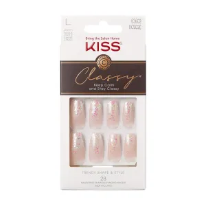 KISS Unghie artificiali con colla Classy Nails Scrunchie 28 pz