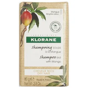 Klorane Shampoo solido al mango (Mango Shampoo Bar with Mango) 80 g