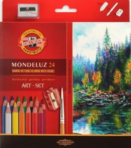 KOH-I-NOOR Ensemble de crayons aquarelle 24 pezzi