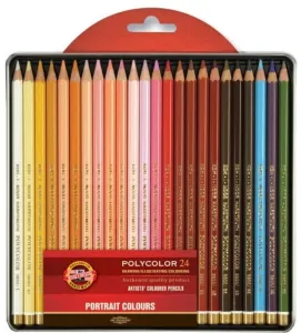 KOH-I-NOOR Ensemble de crayons de couleur Portrait 24 pezzi