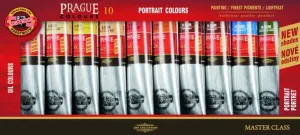 KOH-I-NOOR Set di colori ad olio 10x40 ml #3066107