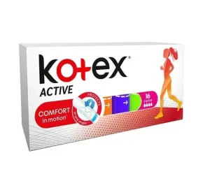 Kotex Tamponi Active Super (Tampons) 16 ks