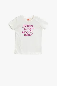 Koton Baby Girl Ecru T-Shirt #1328149