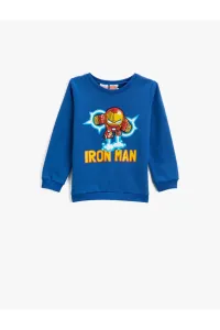 Koton Iron Man Printed Sweatshirt Crew Neck Licensed #1408602