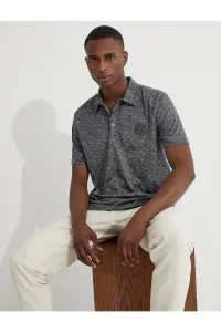 Koton Polo T-shirt - Gray - Fitted