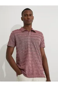 Koton Marked Striped Polo Neck T-Shirt