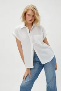 Koton Shirt - Ecru - Regular fit