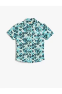 Koton Shirt - Turquoise - Regular fit