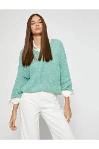Koton Knitted Sweater V-Neck