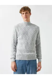Koton Turtleneck Jacquard Sweater #1593088