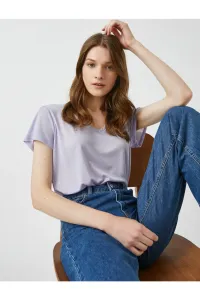 Koton T-Shirt - Purple - Regular fit #1591220