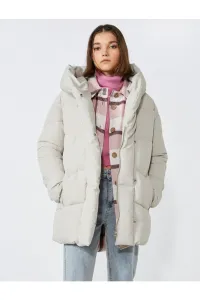 Koton Hooded Quilted Short Inflatable Coat
