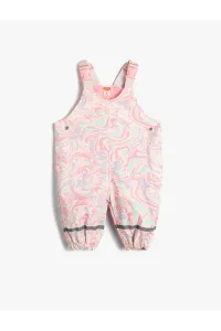 Koton Baby Girl Pink Patterned Coat