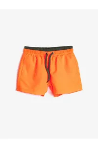 Koton Swimsuit - Orange - Plain #1407297