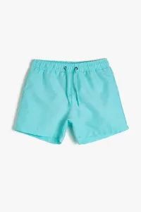 Koton Swimsuit - Turquoise - Plain #1572284