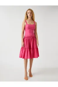 Koton Layered Midi Length Dress Cotton #1027421