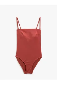 Koton Basic Strapless Swimwear Covered Thin Straps