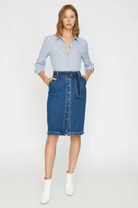 Koton Skirt - Blue - Midi #1229607