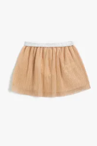 Koton Girl's Beige Skirt