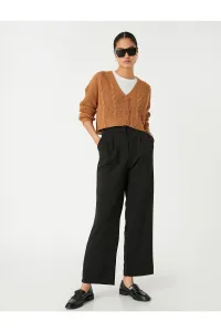 Koton Pleated Wide Leg Trousers #815519