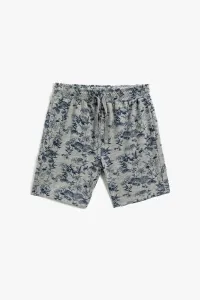 Koton Boys' Gray Printed Shorts &; Bermuda
