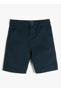 Koton Normal Waist Normal Boys' Navy Blue Shorts 3skb40022tw #1984419