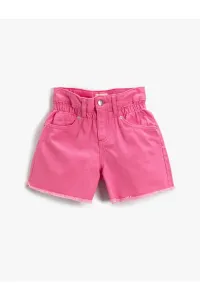 Koton Basic Rise Waist Shorts Cotton