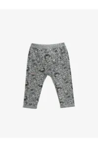 Koton Baby Girl Gray Printed Sweatpants #1327674