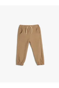 Koton Basic Jogger Sweatpants Pocket Tie Waist Cotton #3015132