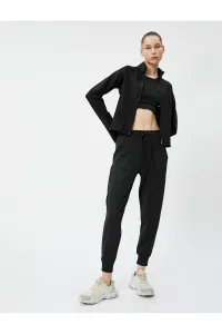 Koton Basic Jogger Sweatpants with Pockets and Tie Waist