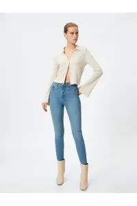 Koton High Waisted Jeans Skinny Legs - Carmen Jeans #2620544