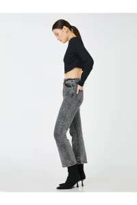 Koton Normal Waist Jeans With Crop Legs - Victorian Crop Jeans