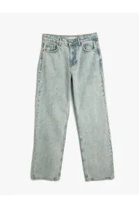 Koton Straight Leg Jeans Pants Normal Cut Eve Jeans