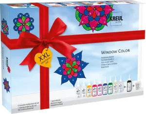 Kreul Window Color XXL Set di colori per vetro 80 ml