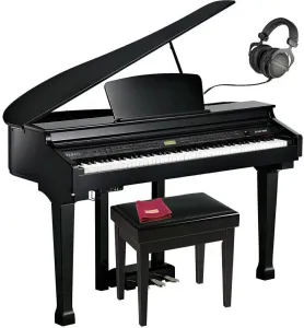 Kurzweil KAG100 Ebony Polish SET Ebony Polish Pianoforte a coda grand digitale