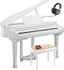 Kurzweil KAG100 White Polish SET Polished White Pianoforte a coda grand digitale